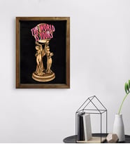 BK Gift The World Is Yours Tasarımlı Doğal Masif Ahşap Çerçeveli Tablo 45x65cm-2