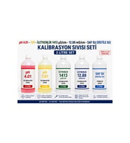 pH 4.01 7.01 1413 µS/cm 12.88 mS/cm Kalibrasyon Sıvısı 2 Litre Set
