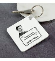 Nikola Tesla Esprili Anahtarlık
