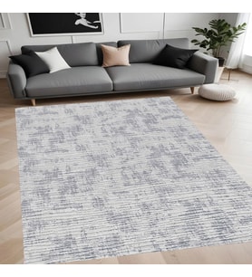 Rovigo Home Dijital Baskı Yıkanabilir Kaymaz Taban Salon Halısı Ve Yolluk RVG0929-FNL161 (Gri)