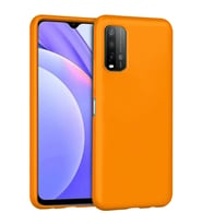Durukar® Redmi 9T Kılıf Nano içi Kadife Silikon - Turuncu