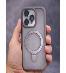 Mmc Trend İphone 16 PRO MAX Lensli Telefon Kılıfı (Gri)