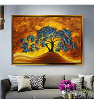 Altın Çerçeveli dekoratif tablo a995 (Gold)