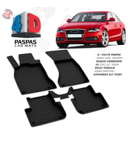 Audi A4 B8 2008 2009 2010 2011 2012 2013 2014 2015 2016 2017 2018 ARACLARA ÖZEL 4 D KAVUÇUK PASPAS