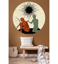 Velaris Boho Bohem Renkli Duvar Sticker