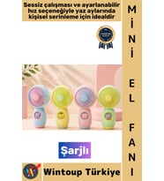 #Vantilatör Kompakt Taşınabilir Hafif Sessiz Çalışma Ev Ofis Seyahat Yaz Serinleme Sevimli Şık Anime