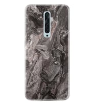 Oppo Reno 2Z 4 Lite 4 Pro 5 6 7 A31 Kılıf Desemli Silikon Gri Mermer 1376