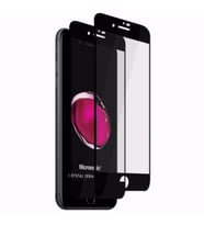 Microsonic Apple iPhone SE 2022 Crystal Seramik Nano Ekran Koruyucu Siyah (2 Adet)