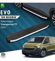 S-Dizayn Volkswagen Transporter T7 Kısa Şase Evo Aluminyum Yan Basamak 223 Cm 2025 Üzeri A+ Kalite
