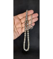 SIKMA KEHRİBAR TESBİH GRİ RENK BEYZİ KESİM T-426 (Çok Renkli)