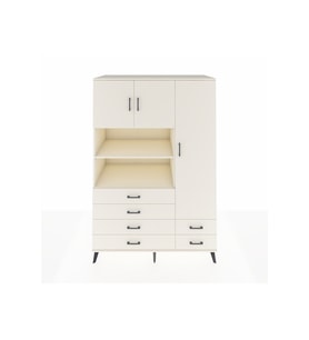 Kronos Dolap 9 Raflı 6 Çekmeceli 3 Kapaklı 132x59x195 Aytaşı-Aytaşı/Aytaşı