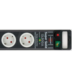 Brennenstuhl Super-Solid surge protection 13.500 A 8Li Priz Siyah