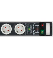 Brennenstuhl Super-Solid surge protection 13.500 A 8Li Priz Siyah