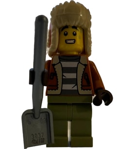 Orjinal Lego Minifigür Kürekli Adam