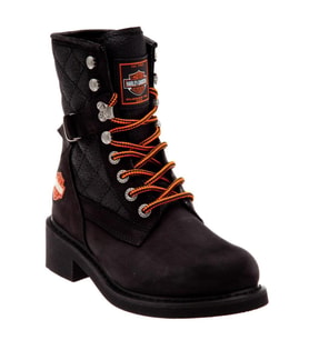 Harley Davidson New Worker Black Nubuk Erkek Bot (Siyah)