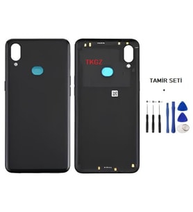 Samsung Galaxy A10S - SM-A107F FULL Kasa Arka Kapak Takım SİYAH - TAMİR SETİ