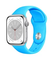 Apple Watch Seri 8 7 6 5 4 3 2 Se Ultra 42MM / 44MM / 45MM / 49MM Uyumlu Spor Silikon Kordon