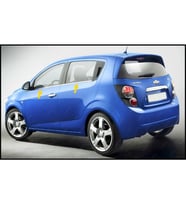 Chevrolet Aveo HB Krom Cam Çıtası 4 parça P.ÇELİK 2011 üzeri