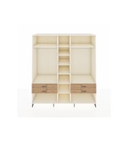 Kronos Dolap 10 Raflı 4 Çekmeceli 2 Askılı 220x59x243 Aytaşı-Aytaşı/Çam