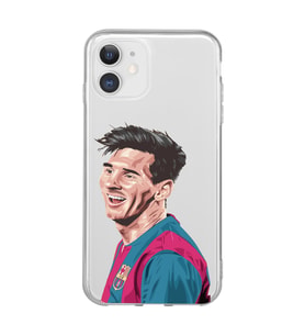 Iphone 11 Uyumlu Lionel Messi Tasarımlı Şeffaf Telefon Kılıfı