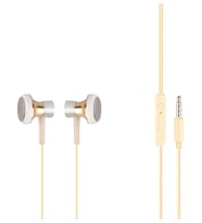 MF Product Acoustic 0153 Mikrofonlu Kablolu Kulak İçi Kulaklık Gold