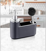 Banyo Mutfak Düzenleyici Sıvı Sabunluk Fırçalı Set