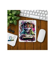 Gamer Cat Baskılı Oyuncu Mousepad 076