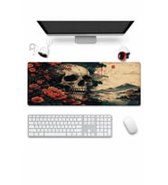 SonicTouch Klavye Mousepad 32x70cm Dikişsiz Pürüzsüz Sıvı Geçirmez Kaymaz Taban Karanlık Ukiyo-e