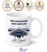 Şirket Aracı Alan Plasiyere Hediye Yolların Hakimi Güvenli Sürüş Kupa Bardak