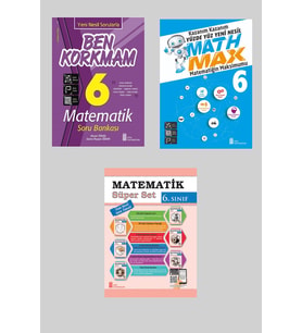 Ata 6.Sınıf Yeni Nesil Sorularla Ben Korkmam Matematik + Süper Set + Math Max