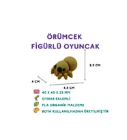 Örümcek Figür - 3D Mini Canlı Figürü