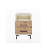 Arges Komodin Tek Raflı 2 Çekmeceli 44x30x64 Aytaşı-Çam