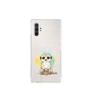 Samsung Galaxy Note 10 Plus ile Uyumlu Splash Mirket Tasarımlı Şeffaf Silikon Kılıf