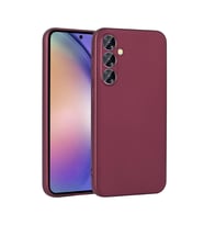 Samsung Galaxy A55 Uyumlu Kılıf Zore Premier Silikon Kapak (Mürdüm)