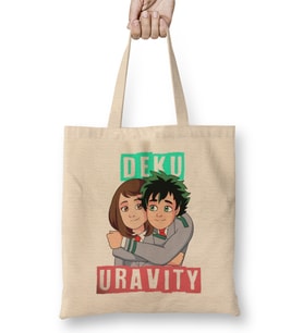 Boku No Hero Academia Deku and Uravity Bez Çanta Uzun Saplı