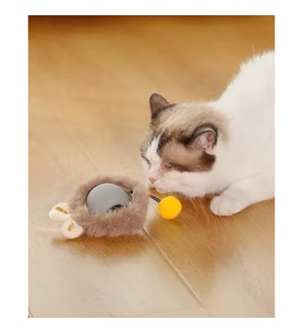 Tüylü Şarjlı Kedi Oyuncağı