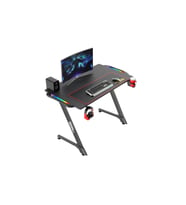 TWISTED MINDS Z DESIGN TM-Z-1060-RGB KARBON FİBER E-SPOR OYUNCU MASASI