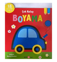 Çok Kolay Boyama Arabalı Resim Kitabım