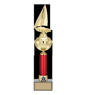 ODAK KUPA - Figürlü Kupalar - Yelken Figürlü Kupalar FG-053 A - 48 cm