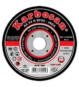 Karbosan Metal Kesici Disk 115X1X22 Mm İnox (25 Adet)