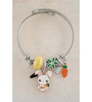 Kadın 316 L Çelik Karışık Figürlü Charm Bileklik   TKR001