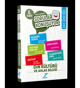 PRUVA AKADEMİ YAYINCILIK 5.SINIF DİN KÜLTÜRÜ SORULAR KONUŞUYOR