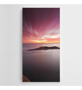 Bulutların Üzerinde Panoramik Kanvas Tablo