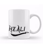 Hz Ali Alevi  Zülfikar  Kupa Bardak Porselen