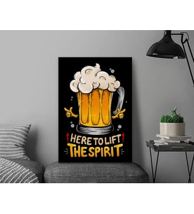 BK Gift  Beer Tasarımlı Kanvas Tablo-12 Ev Dekorasyonu, Ev Hediyesi