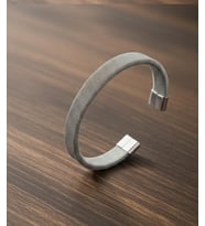Çelik Hasır Örgü Bileklik - Ayarlanabilir Minimalist Tasarım - Sevgiliye Hediye (Silver)