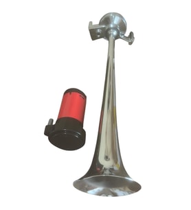 KORNA 12V MARINE KROM 450MM TEK MOTORLU