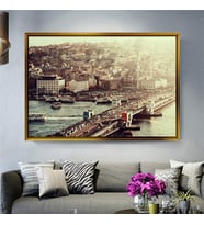 Altın Çerçeveli dekoratif tablo l351 (Gold)