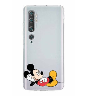 Xiaomi  Mi Note 10 Pro  Kamera Korumalı Kapak Mickey Mouse Tasarımlı Şeffaf  Kılıf