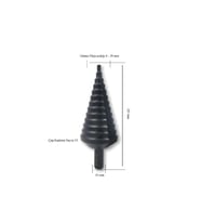 Makina Takım HSS 13 Kademeli Sac Delme Matkabı 4-39 mm - MTE B00314010539